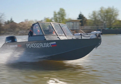 Лодка из Пнд Киммерия 440DCS с каленым стеклом